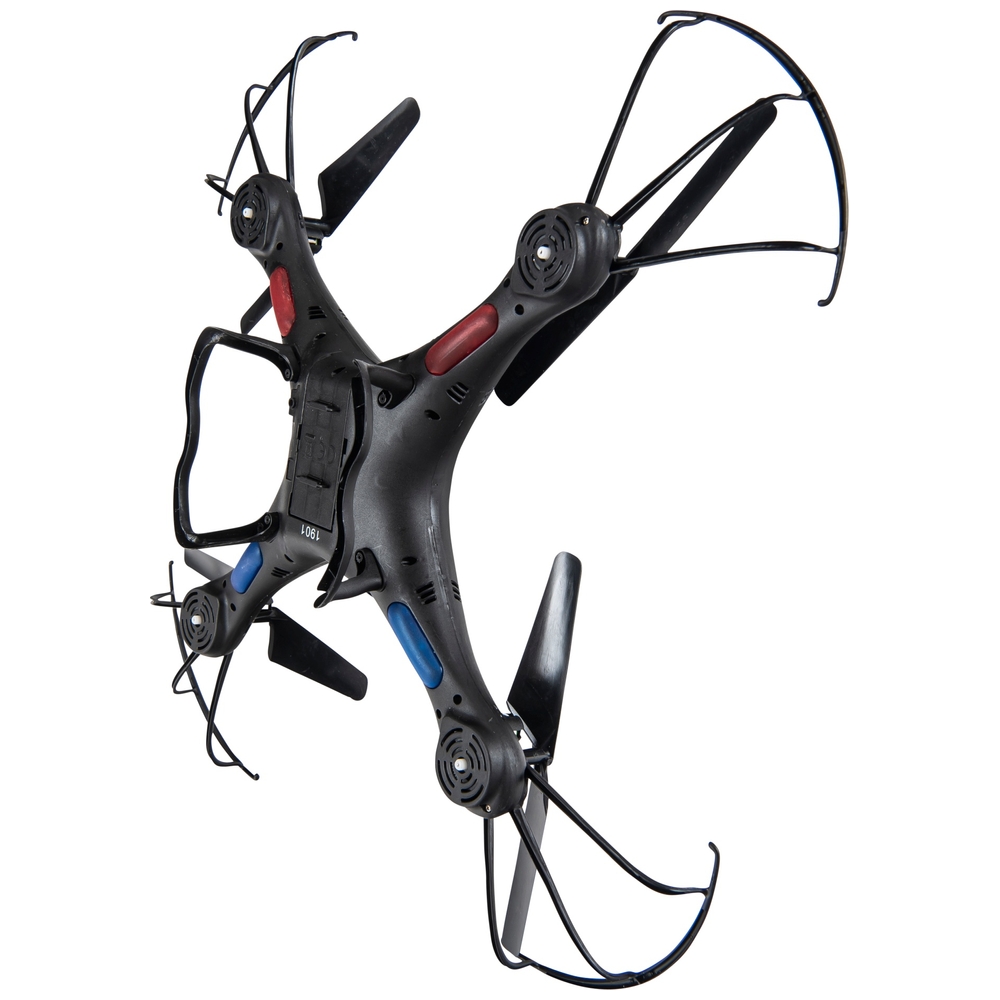 Schwarze Quadcopter-Drohne