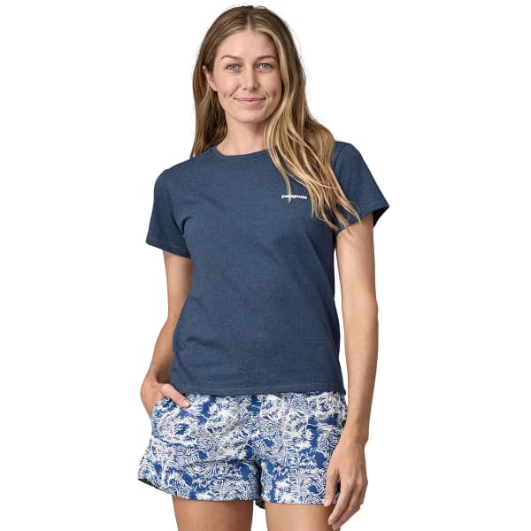 T-shirt PATAGONIA W'S P-6 LOGO RESPONSIBILI-TEE UTILITY BLUE