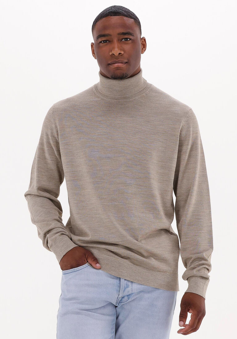 SELECTED HOMME beige selected homme coltrui town merino coolmax knit roll b