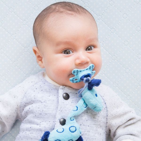 Difrax Dental Fopspeen - Newborn Blauw