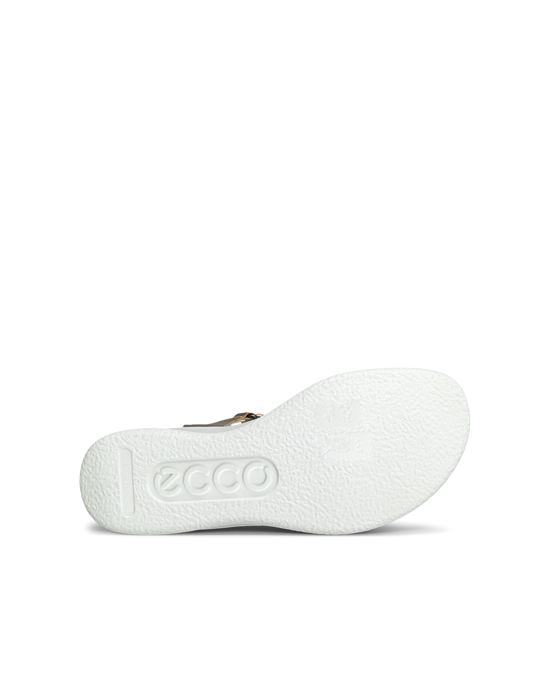 ECCO FLOWT WEDGE LX W Damen Ledersandale mit Keilabsatz Gold