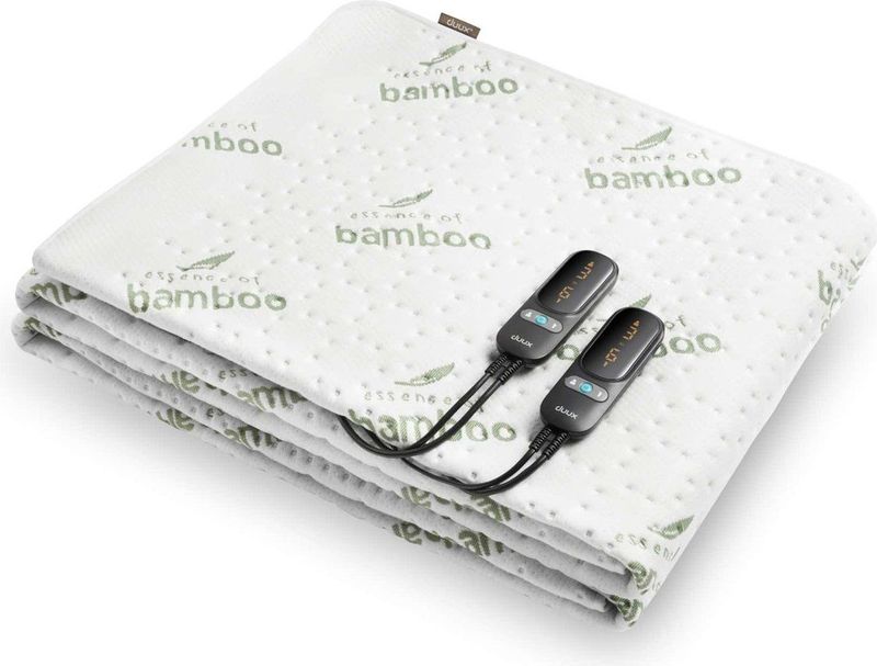 Duux - Snooze Bamboo - Elektrisch Onderdeken - 140x200 cm - 6 standen