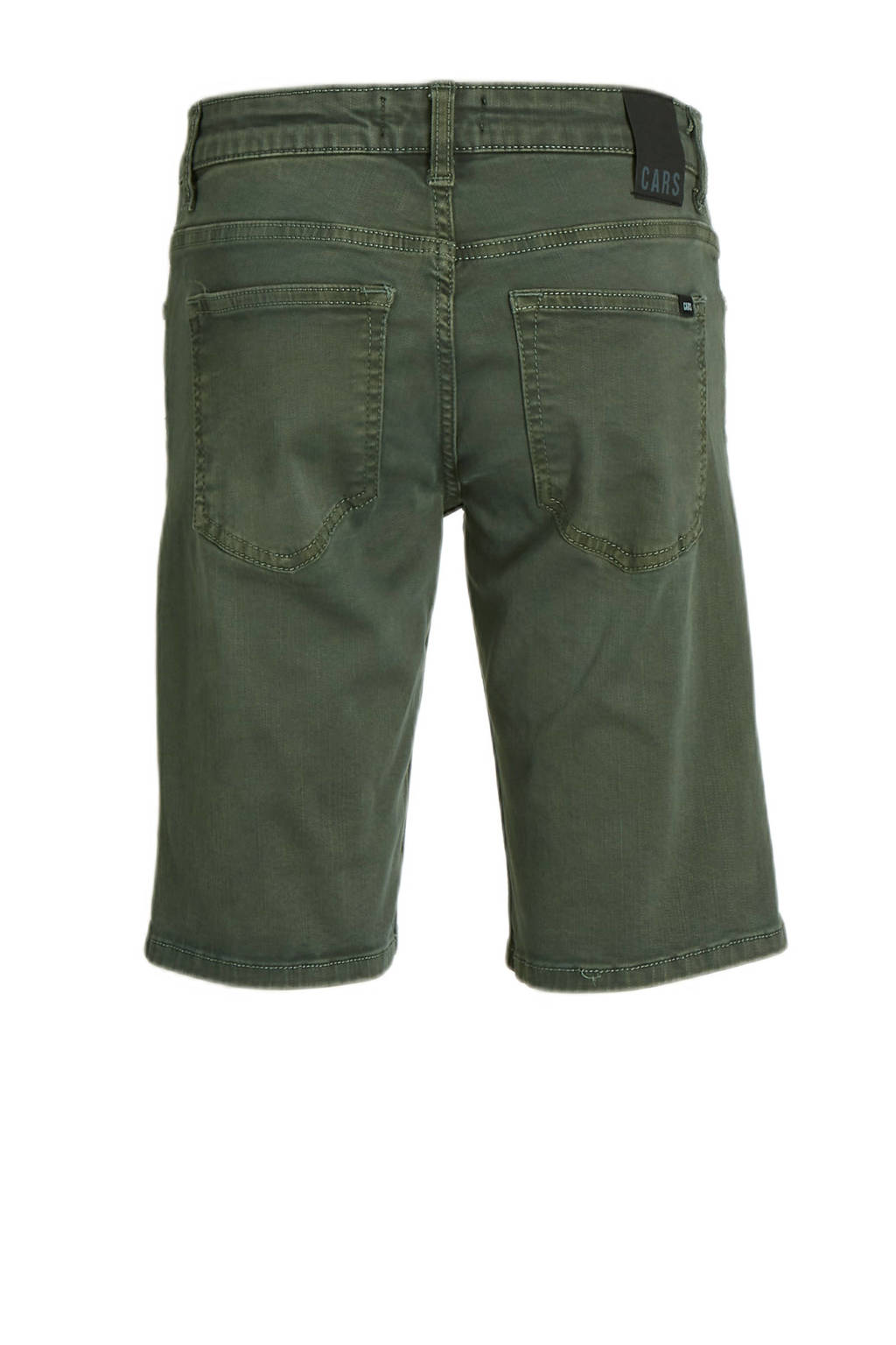 Cars slim fit short BLACKER army groen