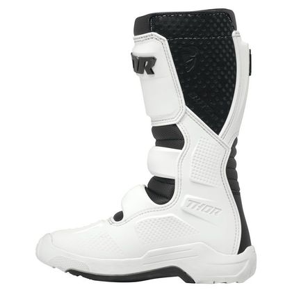 Bottes cross Thor BLITZ XR - ENFANT - Blanc / Noir
