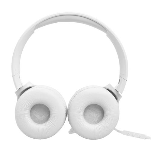 Tune 520C Wired Kopfhörer On-Ear Headset Pure Bass Sound   eingebautes Mikrofon (JBLT520CWHT) - Weiss