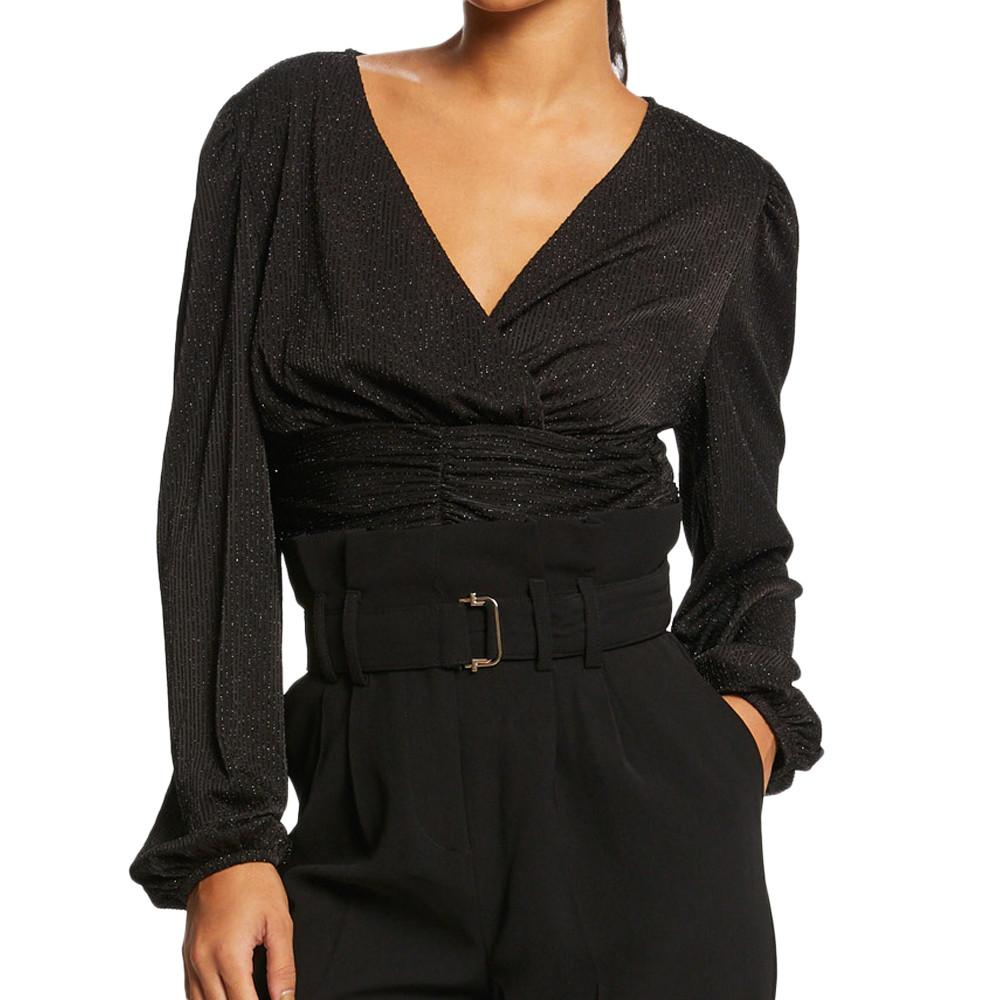 Morgan Top Noir Femme Morgan Telva