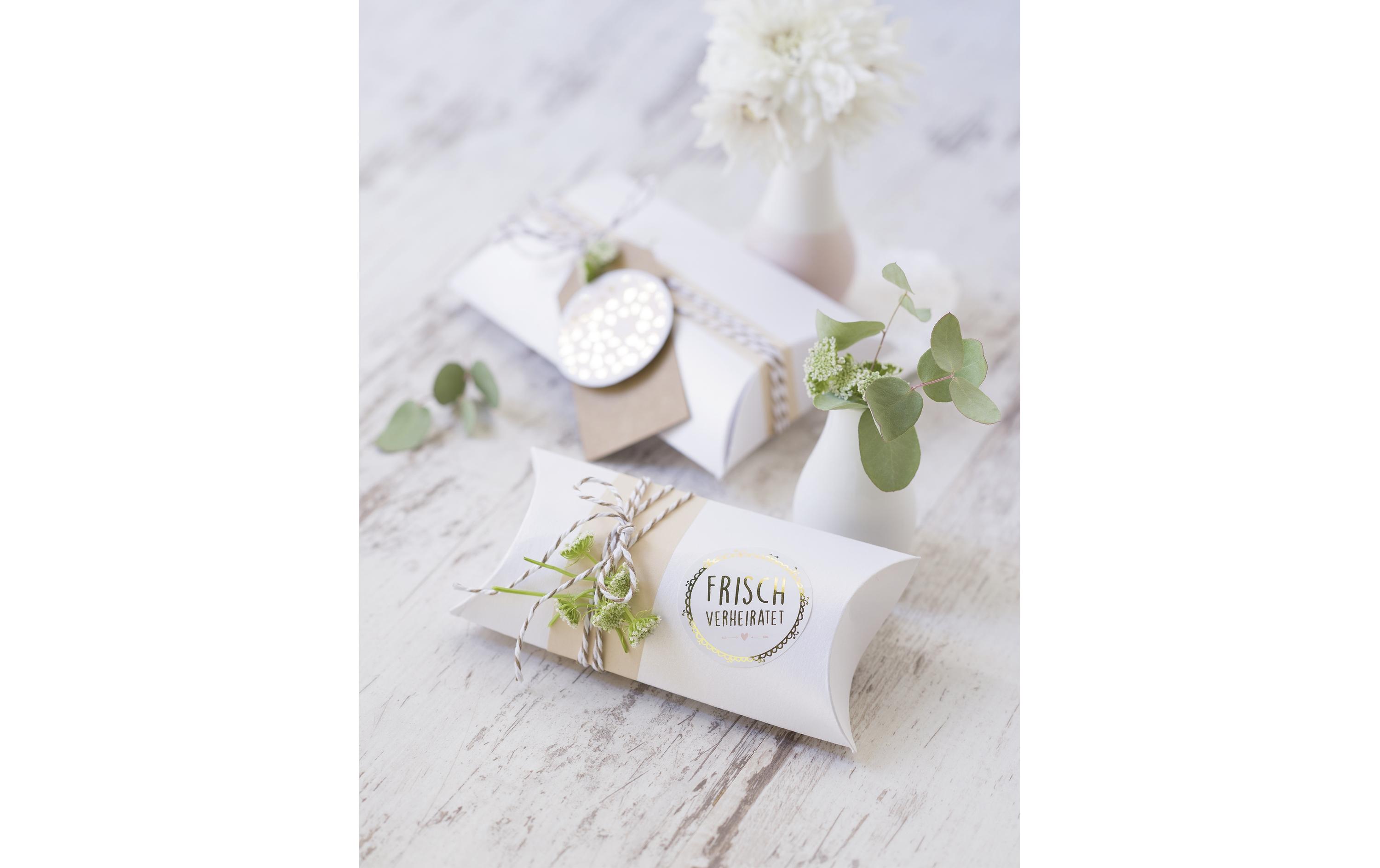 Geschenkbox 6 Stück, Creme, 90 x 125 mmGeschenkschachtel für ein tolles Geschenk