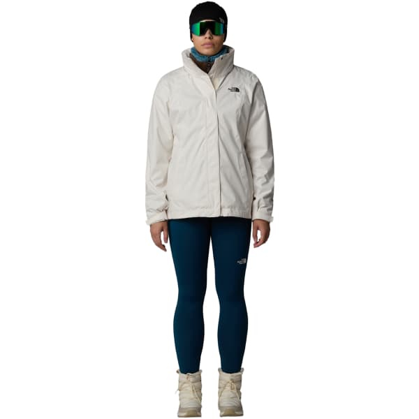 Veste randonnée THE NORTH FACE W EVOLVE II TRICLIMATE JACKET WHITE DUNE/SMOKEY BROWN