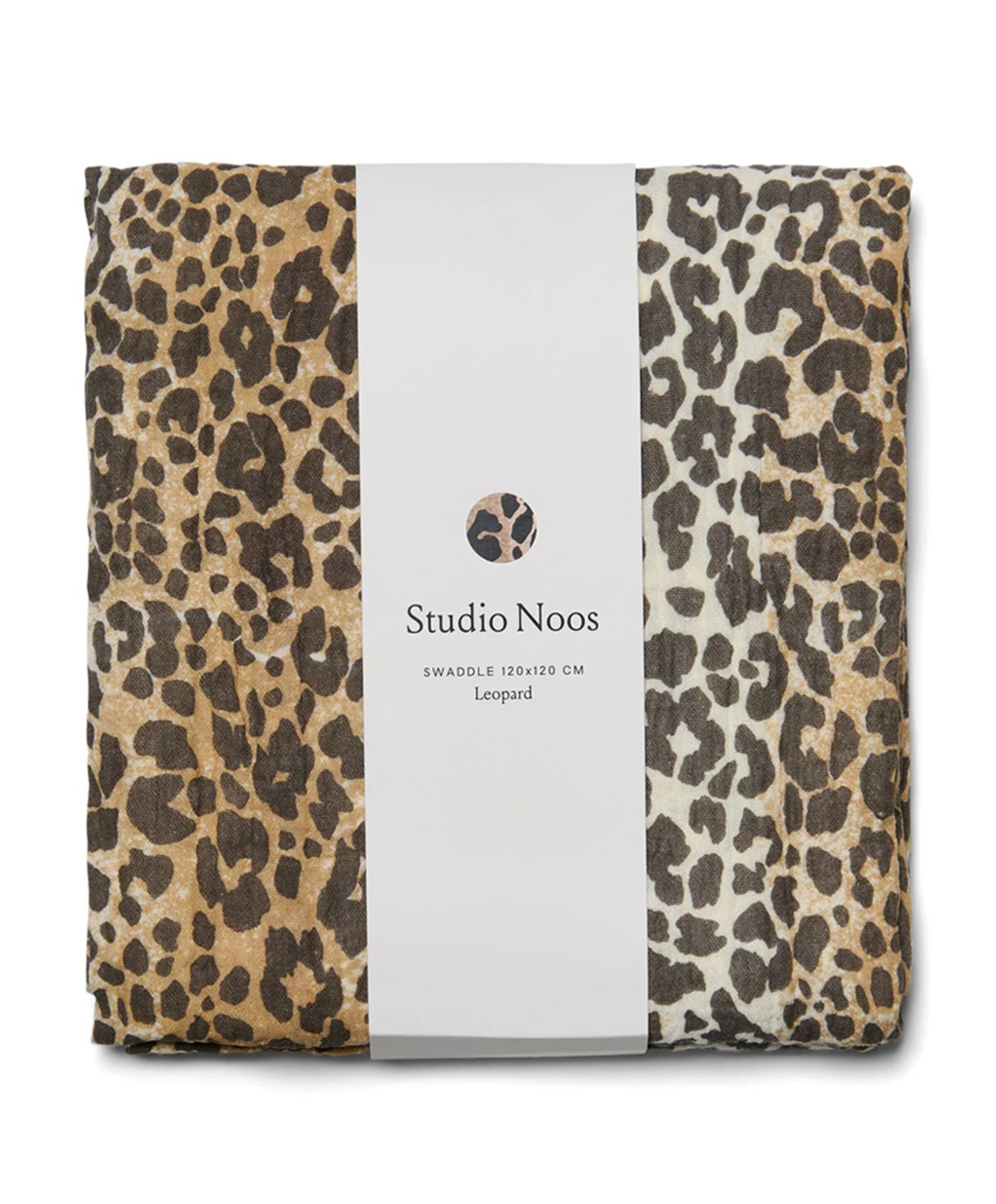Studio Noos hydrofiel doek 120x120 cm bruin
