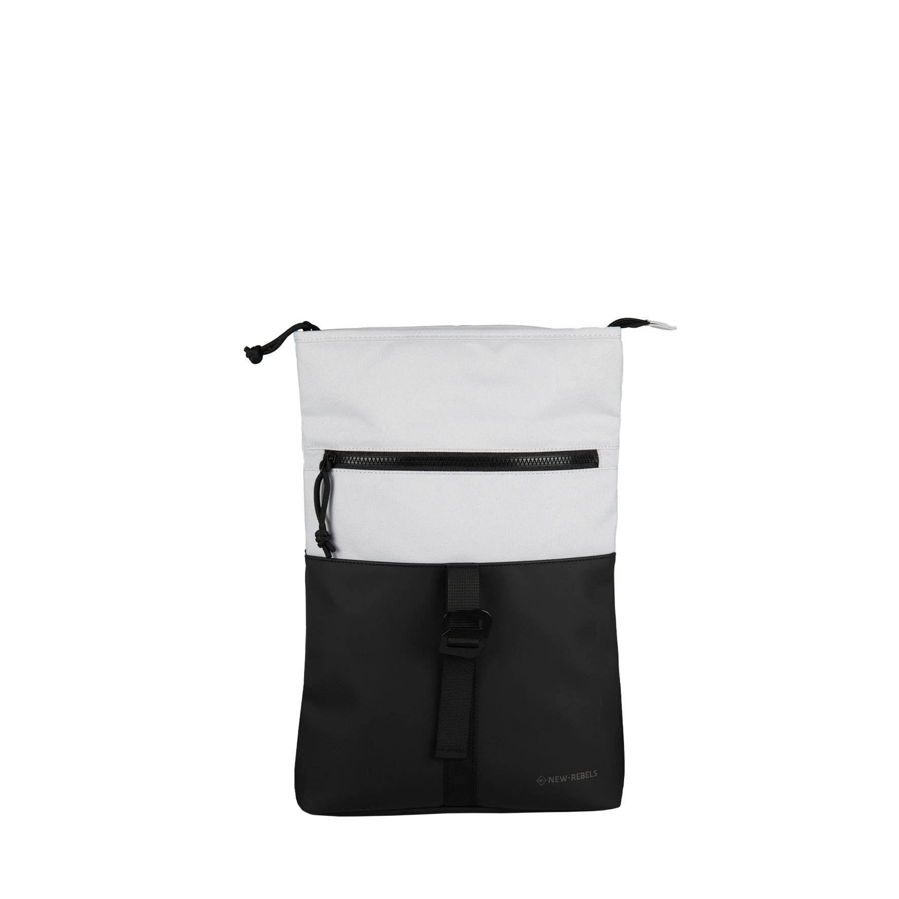 New Rebels Backham Los Angeles Rolltop Backpack Mini Black – Light Grey