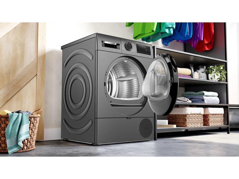 Bosch Wäschetrockner Serie 6 WQG2330RCH Rechts Frontloader mit LED-Display