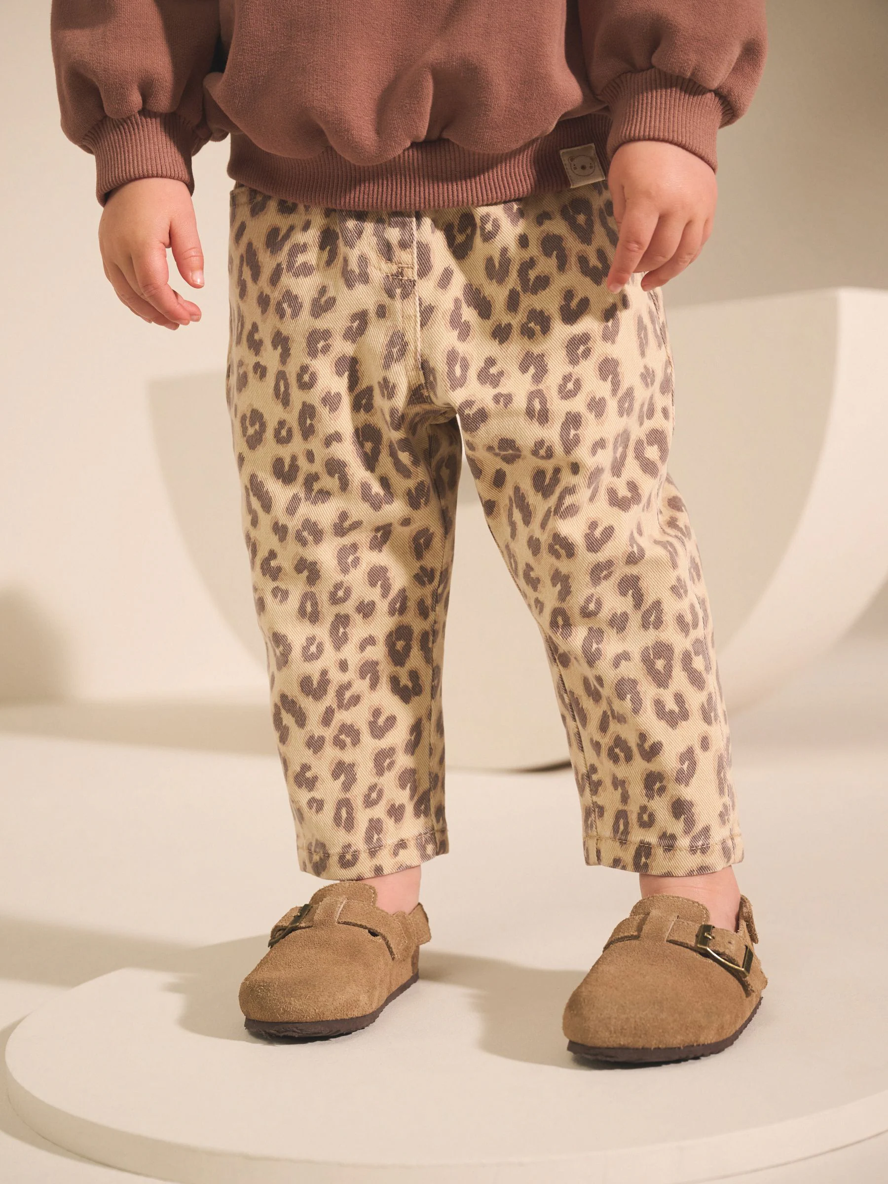 Luipaardprint - Mom jeans (3 mnd-7 jr)