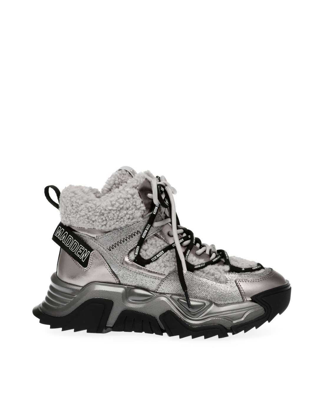 steve madden Baskets montantes kaboom sneaker Gris/Noir