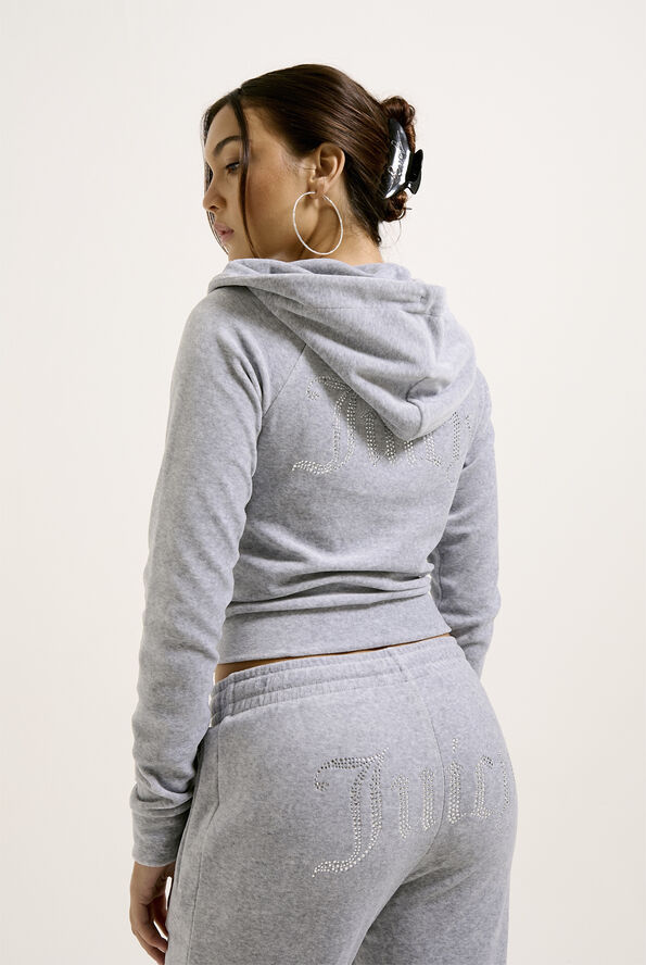 Juicy Couture MADISON HOODIE Silver marl