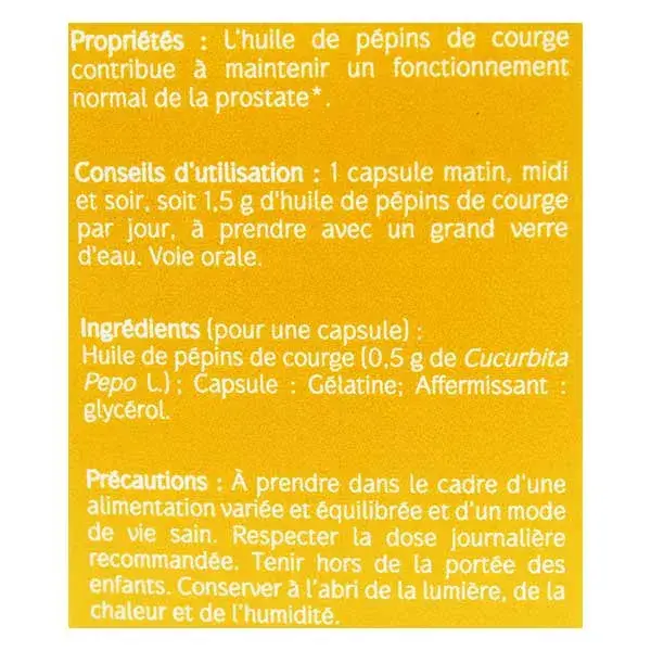 Naturactive Pépins de Courge 60 capsules