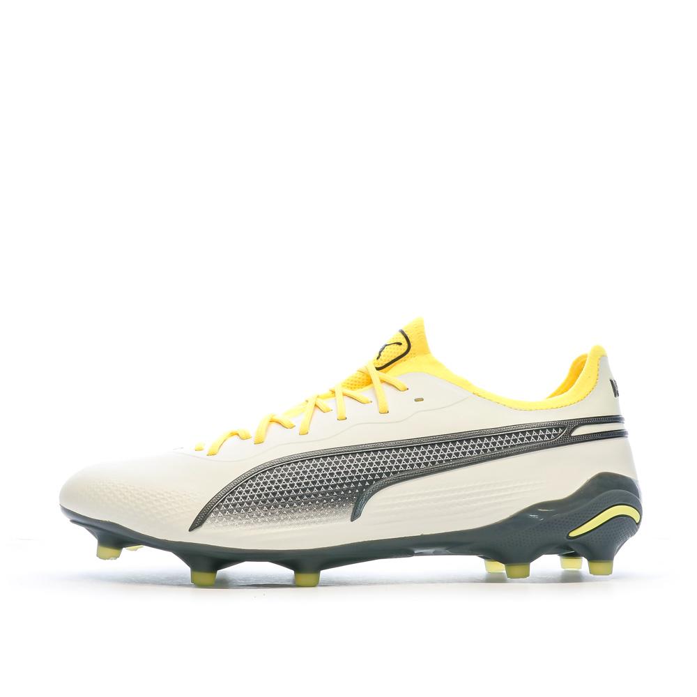 Puma Chaussures de football Écru Homme PumaKing Ultimate