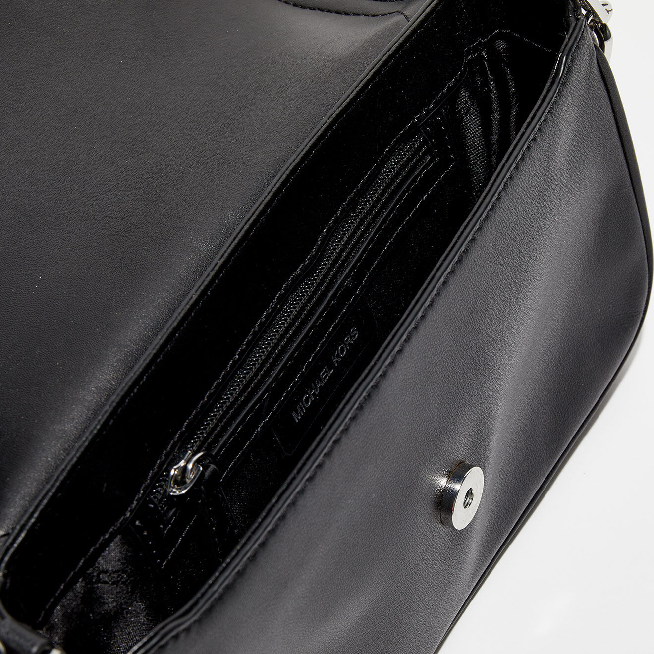 Michael Kors Petit sac bandoulière en Cuir Parker noir - 26x14x7 cm