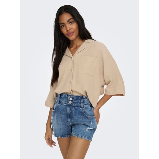 ONLY Thyra Skjorte, Oxford Tan, S