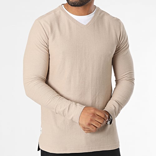 Tee Shirt Manches Longues Derren Beige