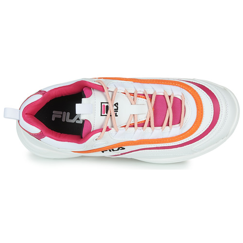 Fila - RAY CB LOW WMN - Blanc / Rose / Orange