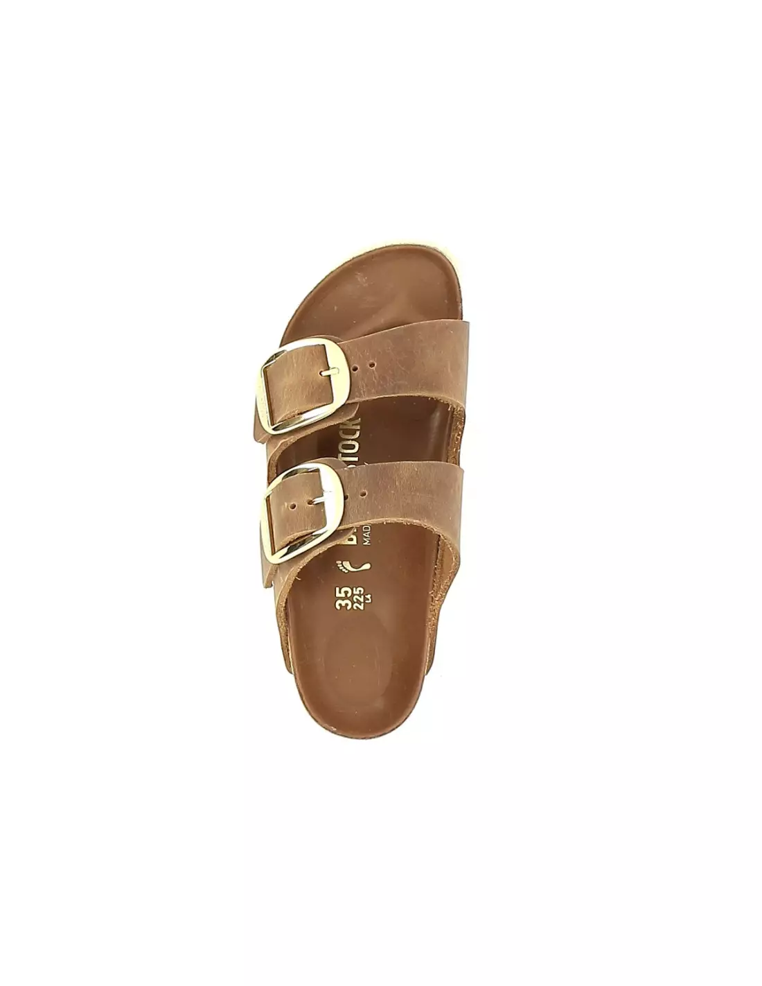 BIRKENSTOCK ARIZONA BIG BUCKLE - Mules & sabots Cognac