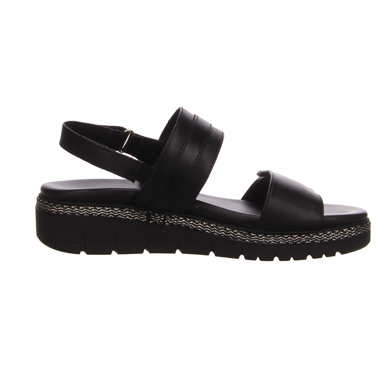 Tamaris Damen Sandale schwarz schwarz
