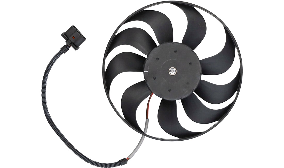 Ventilator, motorkøling