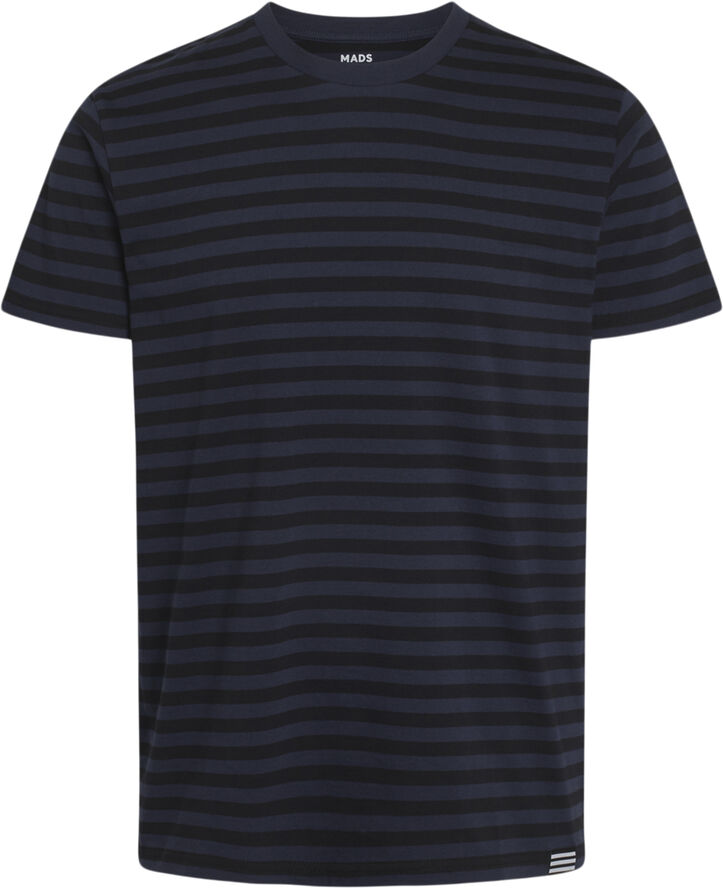 Mads Nørgaard - Copenhagen Organic Midi Thor Tee Sort/blå