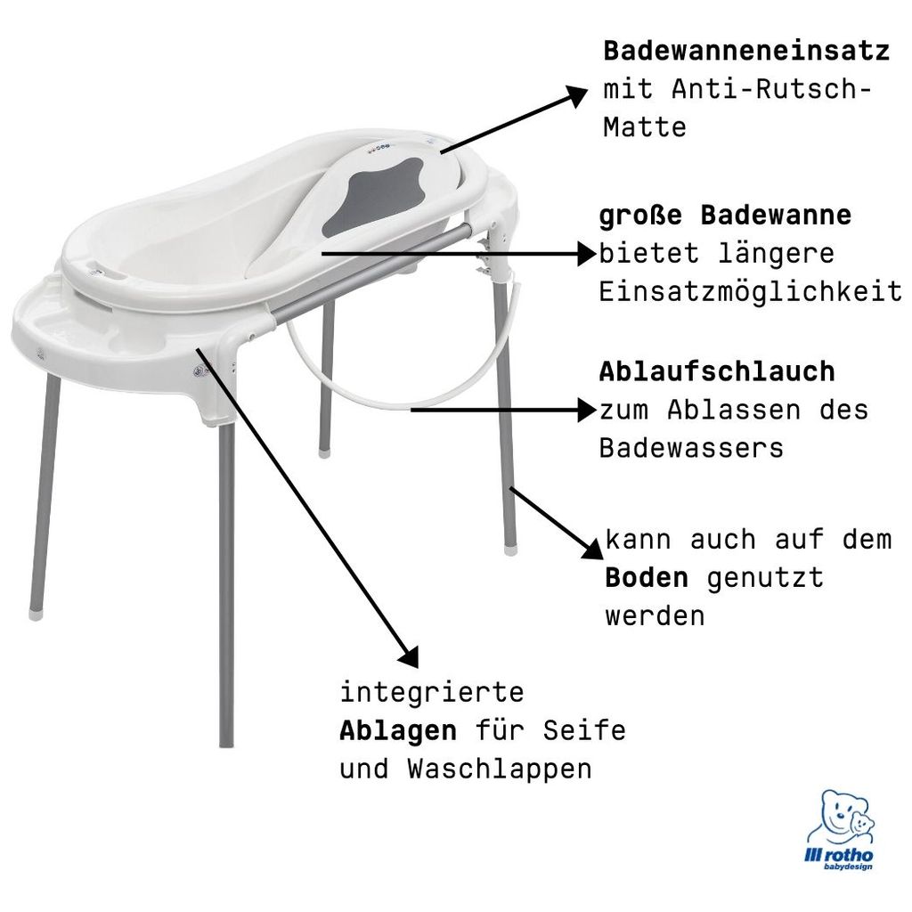 rothorotho   TOP Xtra Badestation weiss
