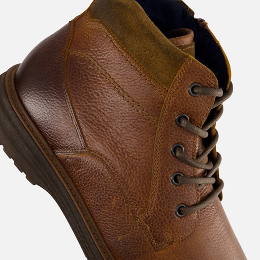 Outfielder Veterboots bruin Leer