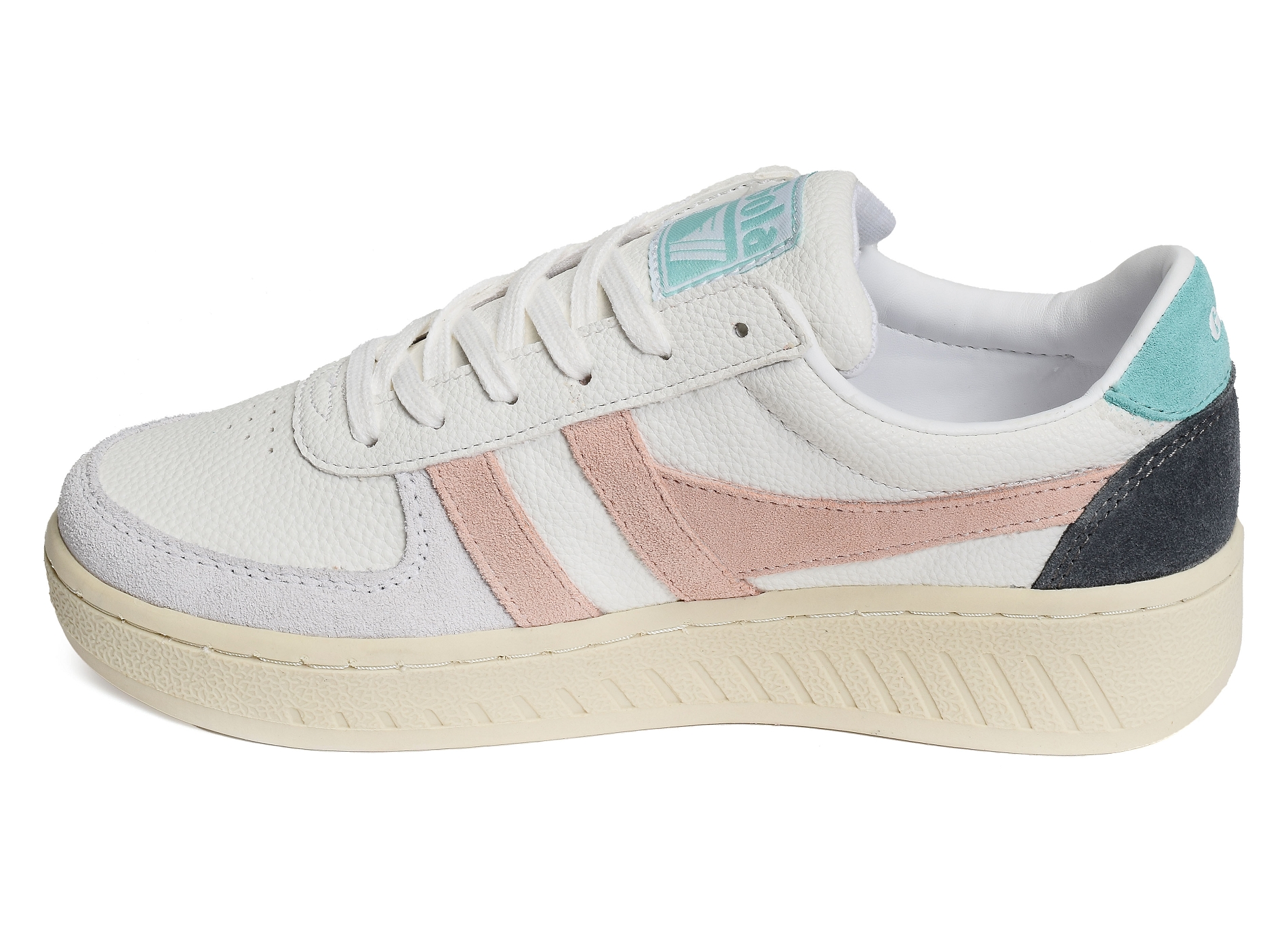 Grandslam trident trainers w blanc rose