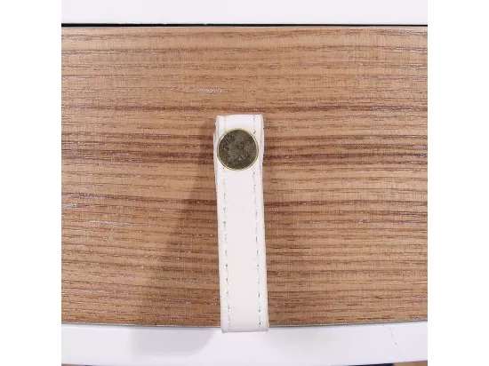 Chevet en bois scandinave Nora (Lot de 2) Blanc