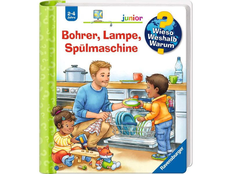 Ravensburger Kinder-Sachbuch WWW junior: Bohrer, Lampe, Spü Klappbuch