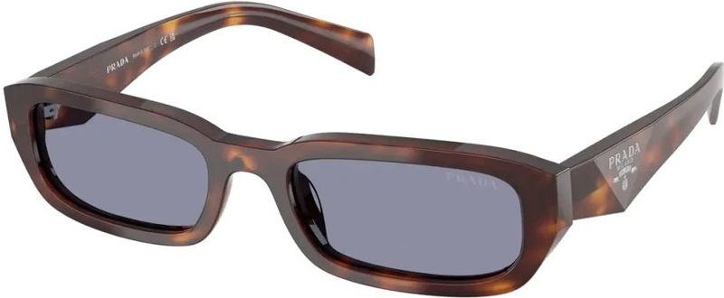 Prada - Driehoekige Zonnebril - Bruin - Acetaat - 100% UV-bescherming