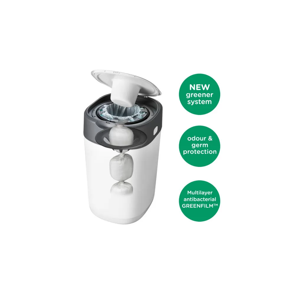 Tommee Tippee Sangenic blespand Twist & Click - hvid