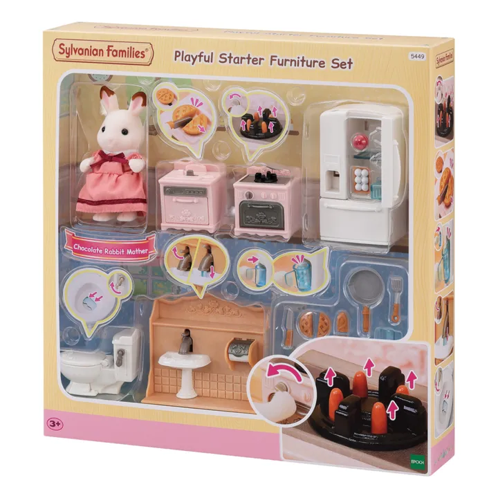 Sylvanian Families Le set d'ameublement cosy cottage et maman