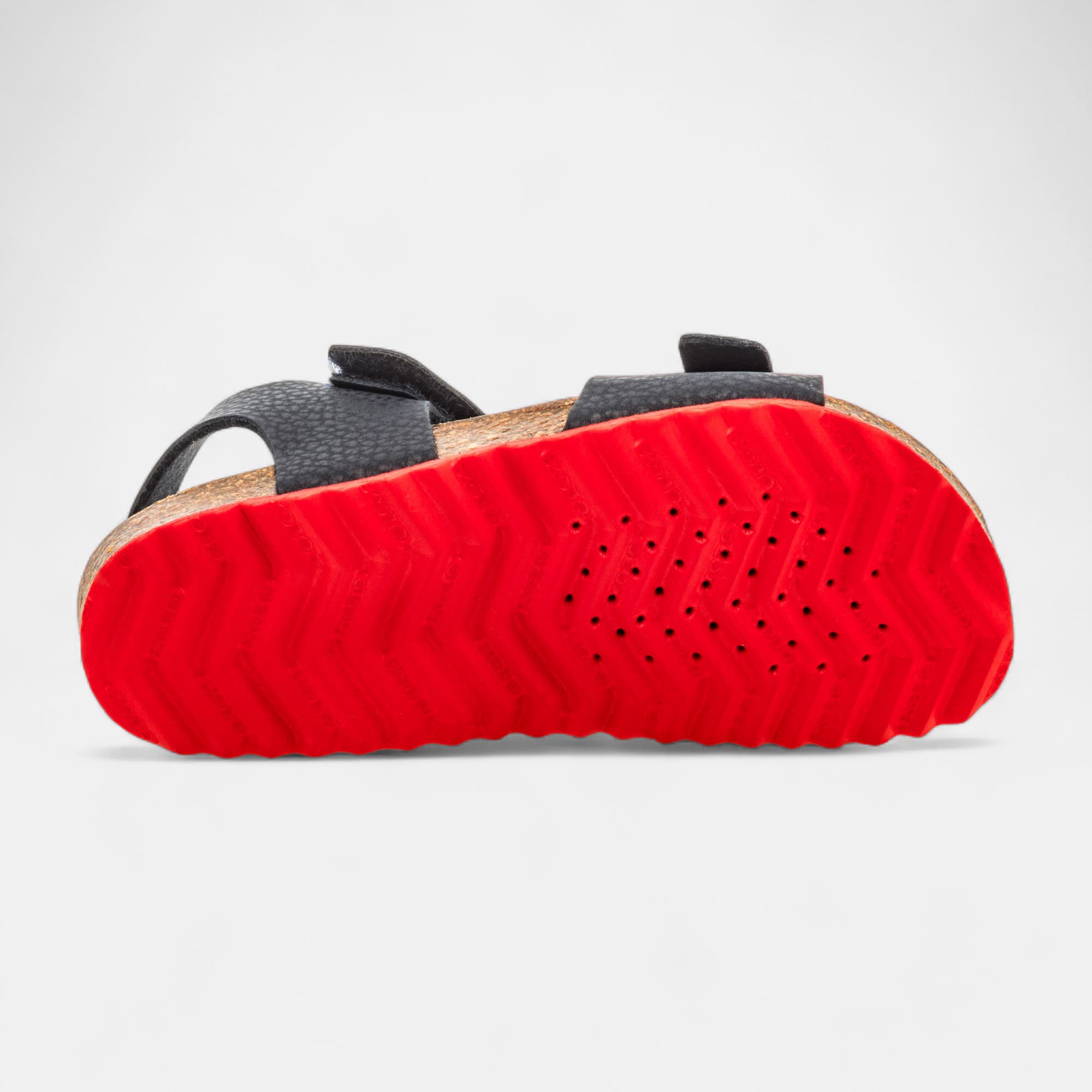 Mules semelle liège Garçon bleu