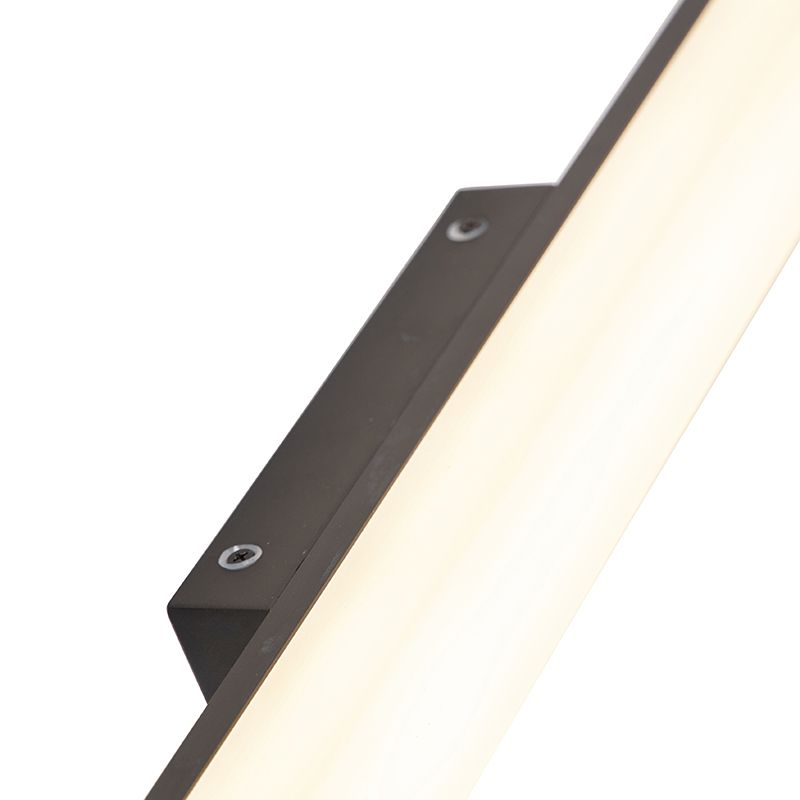 Moderne badkamer wandlamp zwart 62 cm IP44 - Cascada