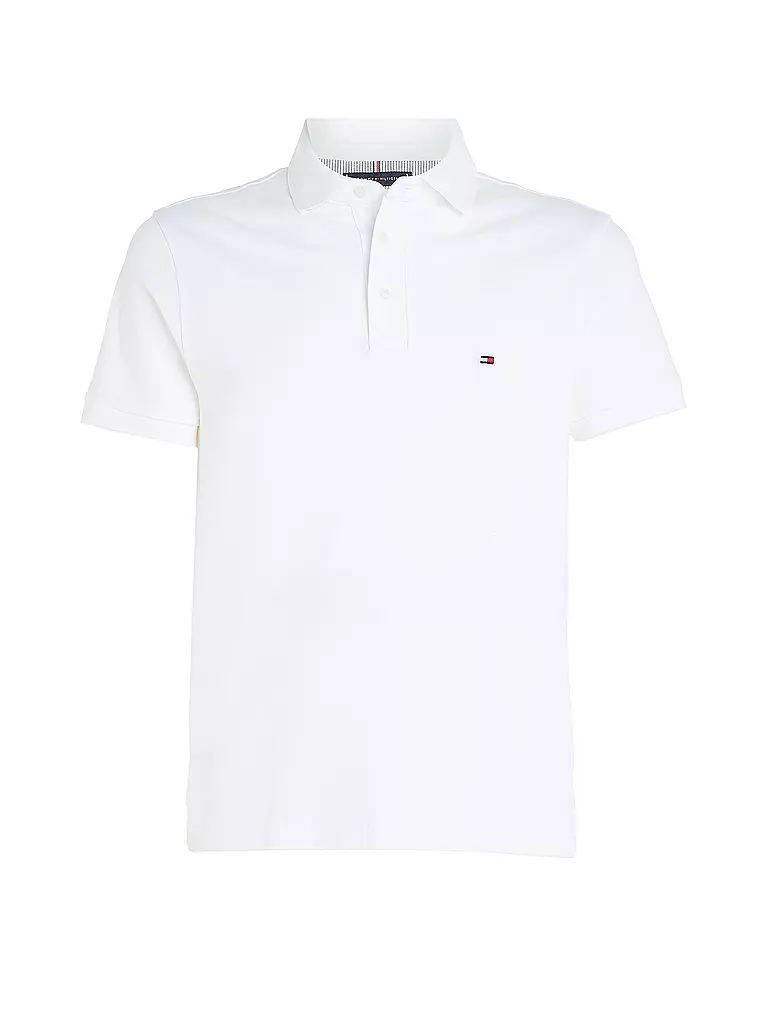 TOMMY HILFIGER Poloshirt Slim Fit weiss