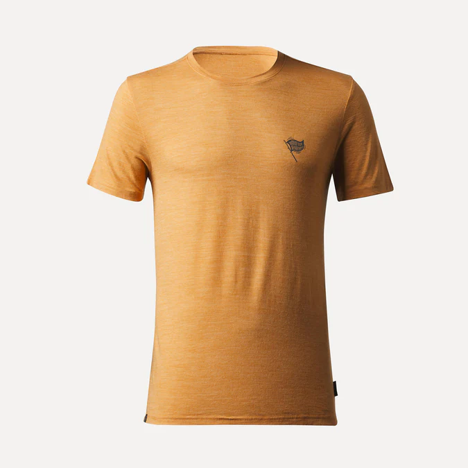 Decathlon Forclaz - Camiseta Forclaz Masculina de Viagem em Lã Merino 500