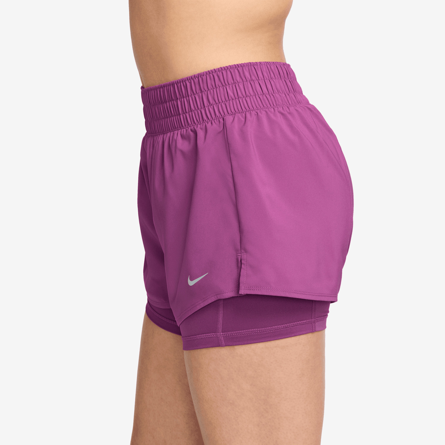 Nike One 2in1 Mid-Rise Short