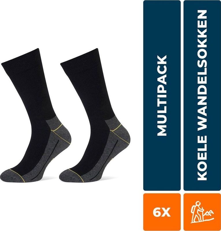 6-Pack Koele Naadloze Wandelsokken - Maat 39-42