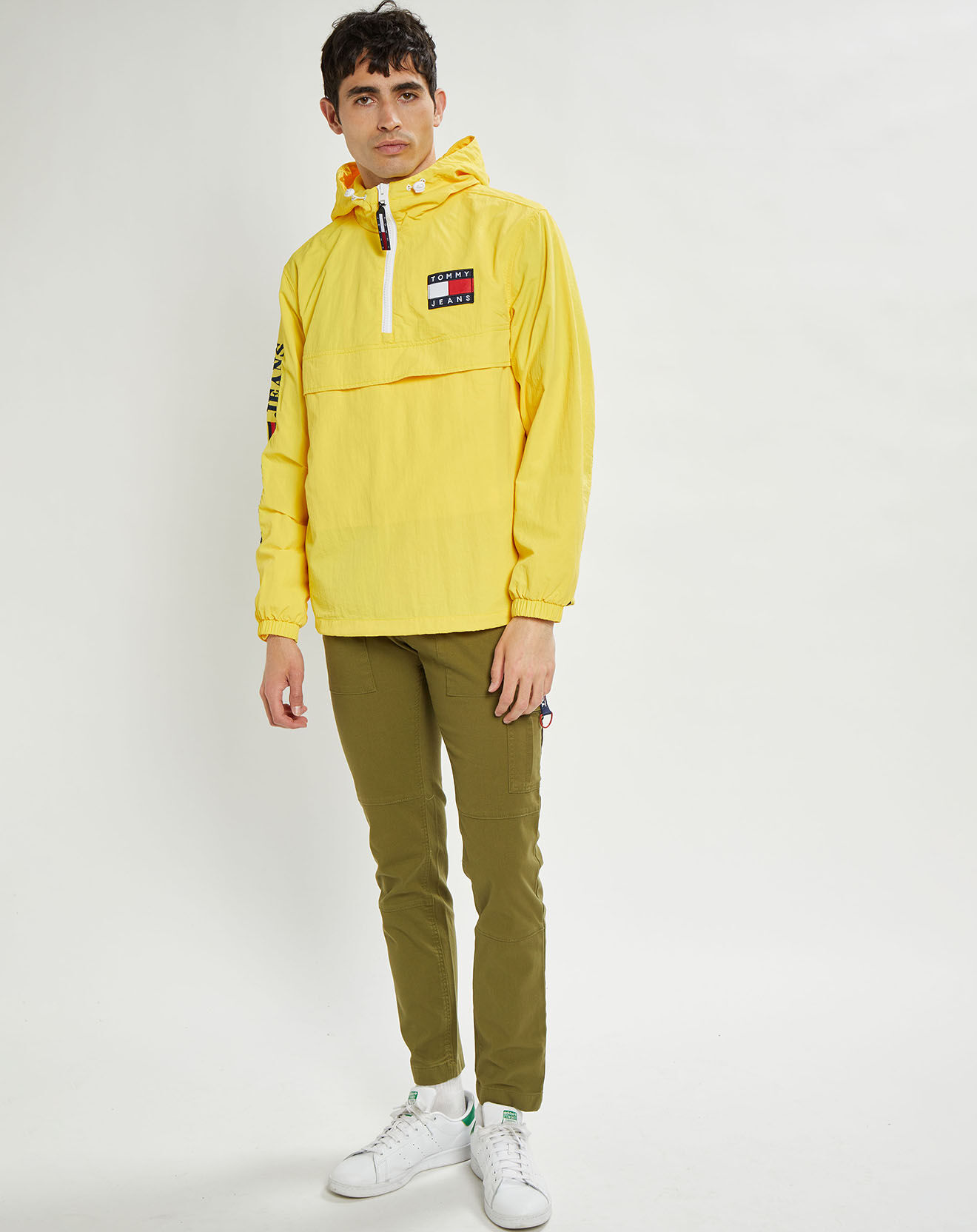 Tommy Jeans Coupe-vent Chicago Popover jaune