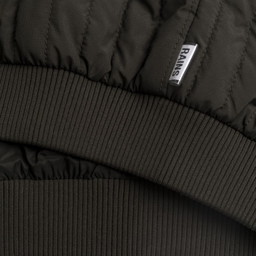 Rains Veste Liner High Neck - Vert