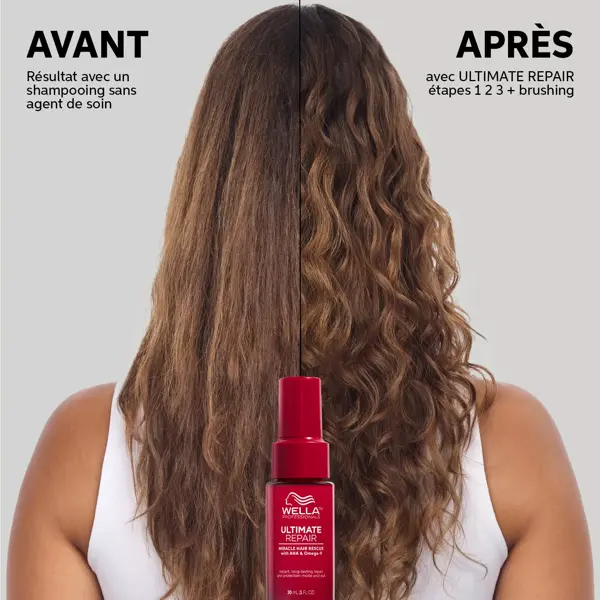 Condicionador revitalizante Wella Professionals Ultimate Repair Miracle Treatment para cabelos danificados 30ml