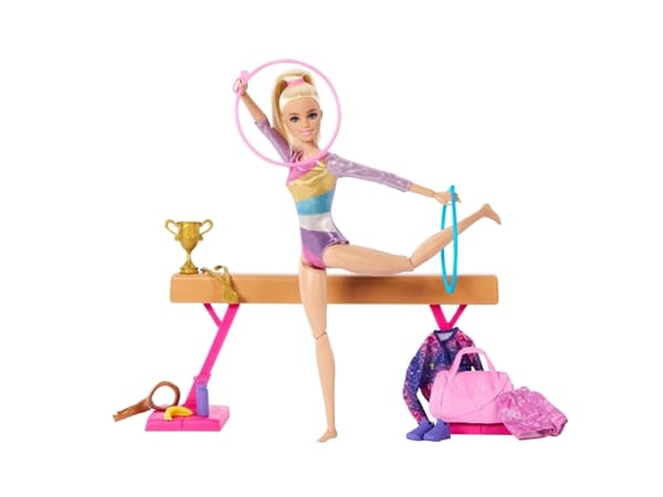 Barbie Gymnastics Playset, Motedukke, Jente, 3 år, Jente, 323,9 mm, Flerfarget