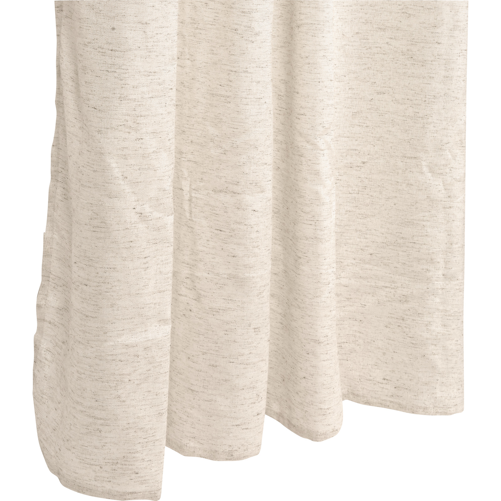 Fertigvorhang Leinenoptik 137 x 245 cm beige mit Universalband
