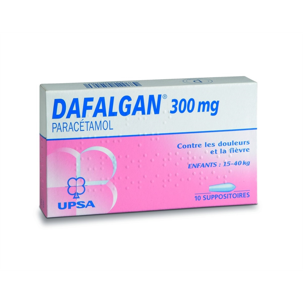 DAFALGAN Supp 300 mg Blist 10 Stk<br>10 Stück, Blister, Zäpfchen