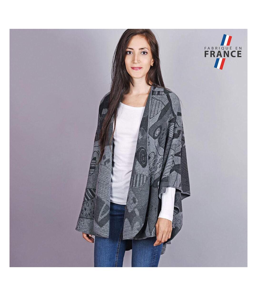 Poncho Betsy  - Fabriqué en France