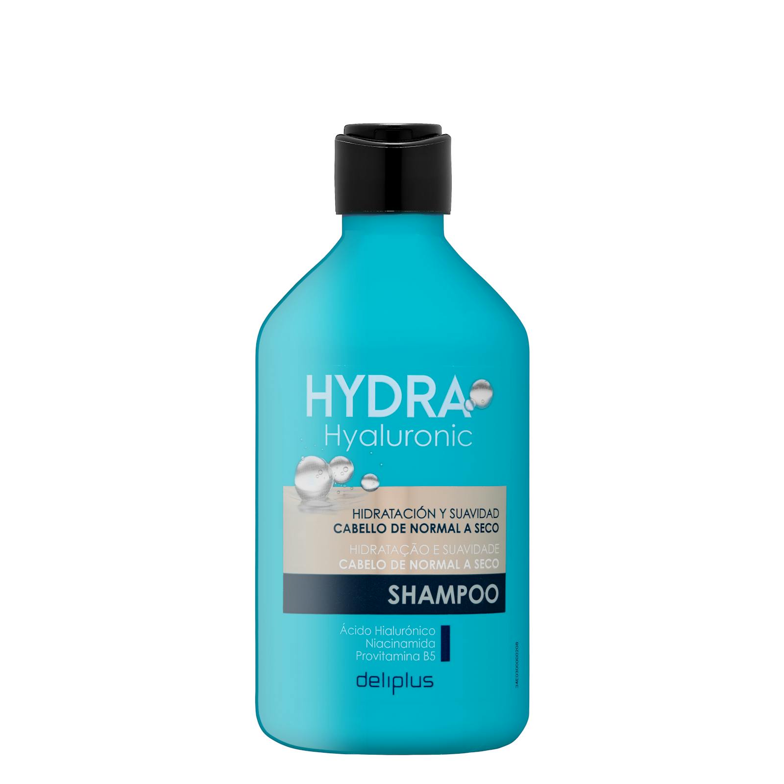 Shampoing hyaluronique Deliplus Hydra pour cheveux normaux à secs